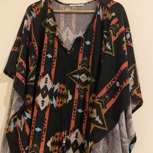 Aztec poncho